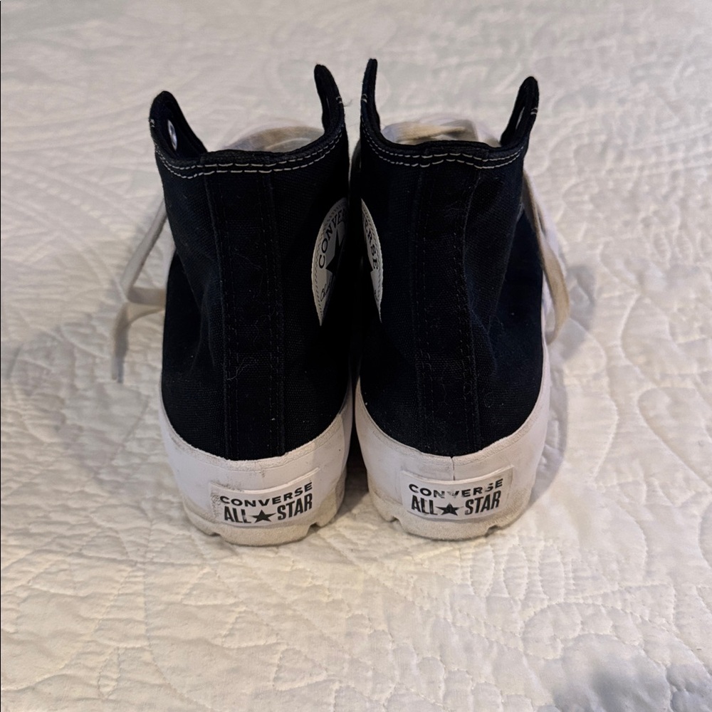 Converse Classic Black and White High-Tops - Picture 4 of 6